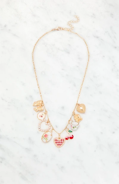LA Hearts Naomi Charm Necklace
