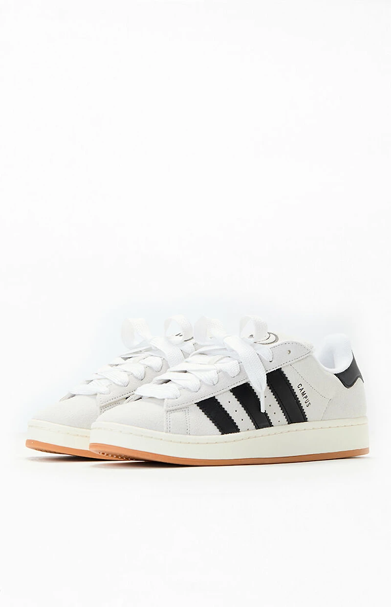 adidas Women's White & Black Campus 00s Sneakers
