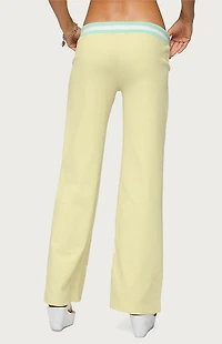 Edikted Clioh Contrast Waist Sweatpants