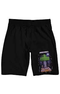 Black Pajama Shorts