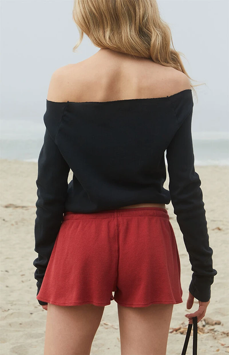 John Galt Red Summer Thermal Shorts