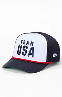 New Era Team USA Rope Trim Snapback Hat