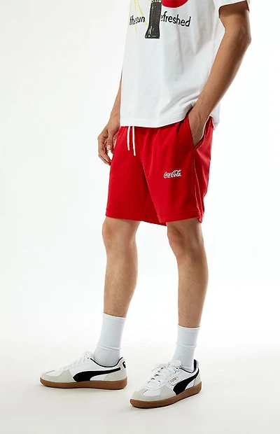 Coca Cola By Pacsun Logo Mesh Shorts