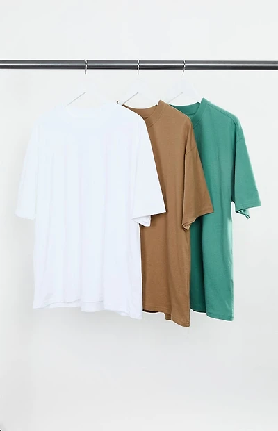 Pacsun 3 Pack Basic Oversized T-Shirts