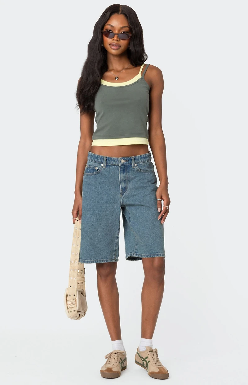 Edikted Element Layered Tank Top
