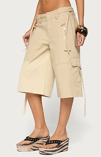 Edikted Avelisse Cargo Bermuda Shorts