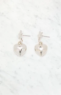 LA Hearts Star Heart Drop Earrings