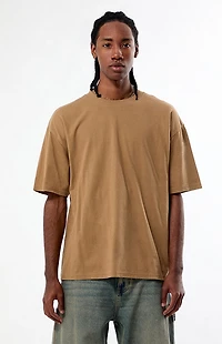 Pacsun Brown Basic Oversized T-Shirt