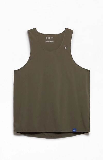 A.R.C. Green Active Standard Performance Tank Top