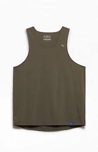 A.R.C. Green Active Standard Performance Tank Top