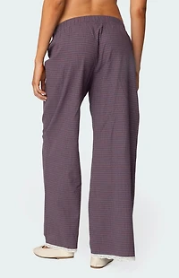 Edikted Dakota Plaid Pants