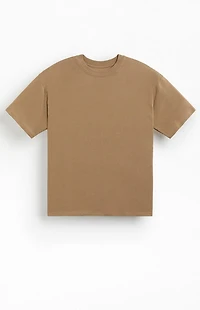 Pacsun Brown Basic Oversized T-Shirt