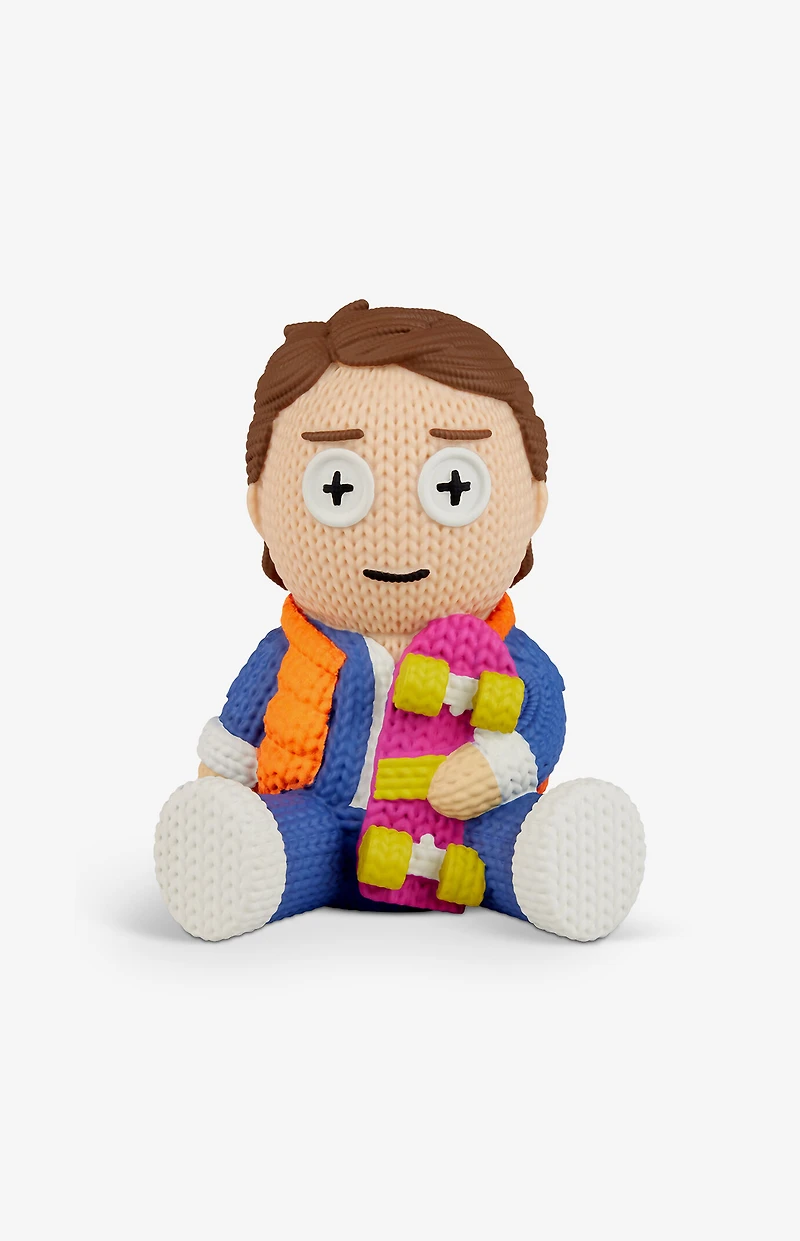 Back to the Future Glow In The Dark Marty McFly 152 Knit Series Vinyl Figure