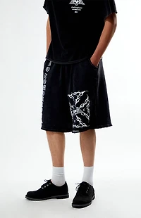 No Tomorrow x Civil Active Iron Skull Sweat Shorts