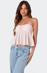 Edikted Starfish Strapless Top