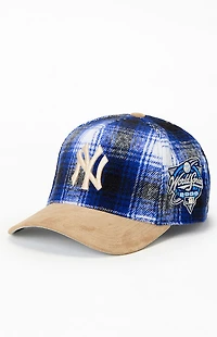 Mitchell & Ness MLB Plaid NY Yankees World Series Pro Snapback Hat