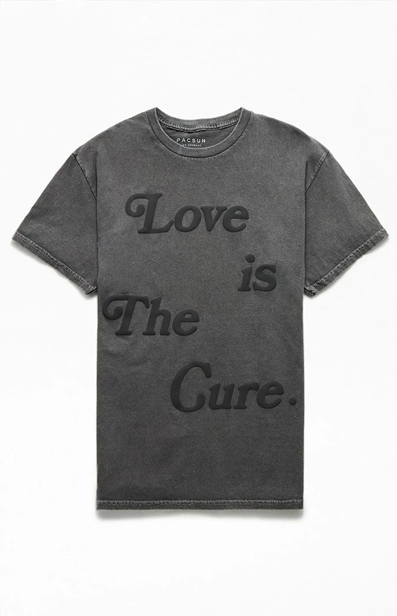 Pacsun Love Is The Cure Puff Graphic T-Shirt