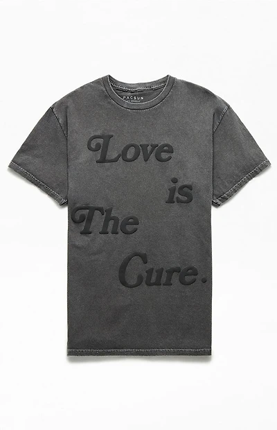 Pacsun Love Is The Cure Puff Graphic T-Shirt