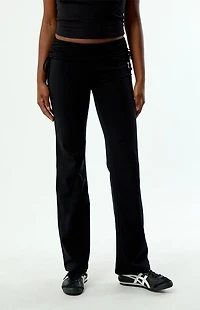Pacsun Sutton Fold-Over Flare Pants
