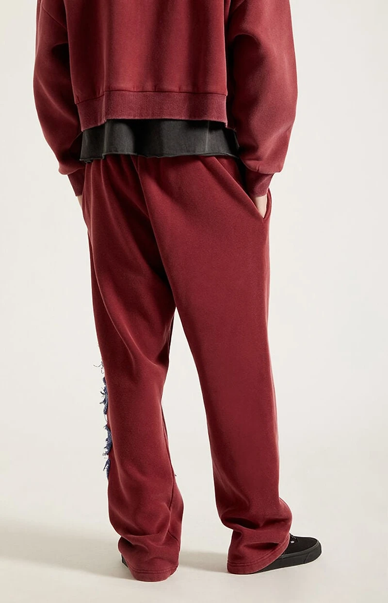 Pacsun Ghost Applique Washed Baggy Sweatpants