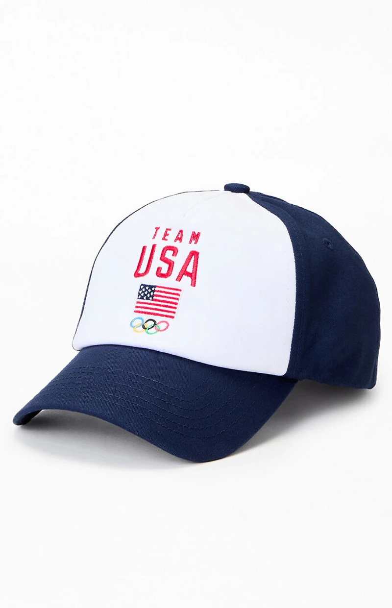 Olympics Milano Cortina Team USA Embroidered Snapback Hat