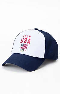 Olympics Milano Cortina Team USA Embroidered Snapback Hat