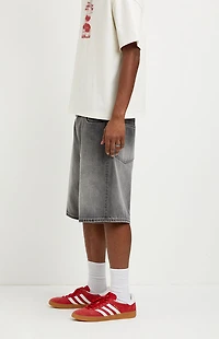 Pacsun Parker Baggy Jean Shorts Black Wash