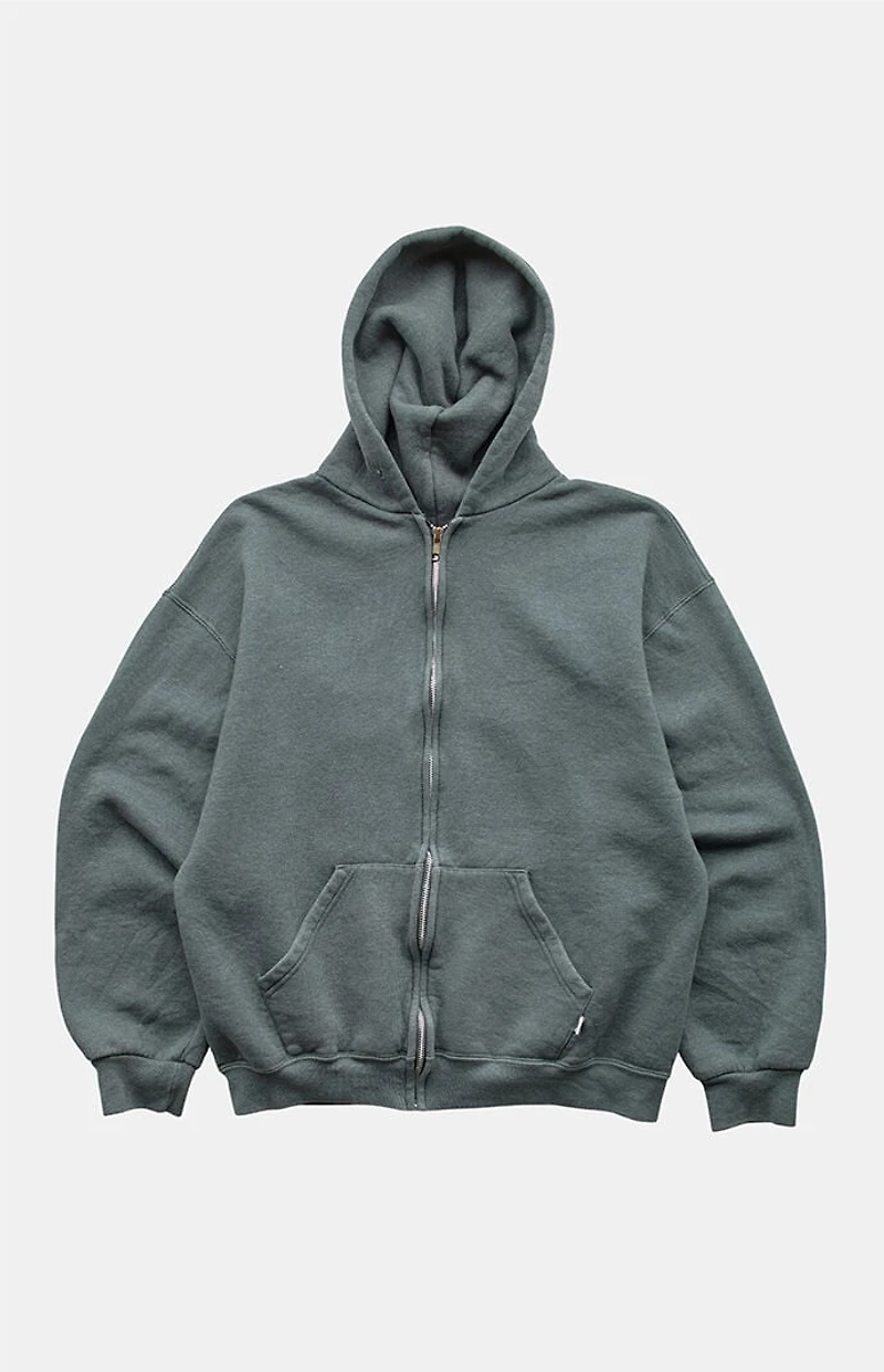 PS VINTAGE 2000s Gray Russell Full Zip Hoodie