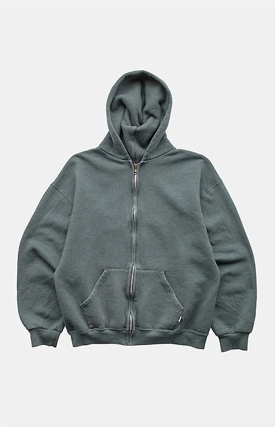 PS VINTAGE 2000s Gray Russell Full Zip Hoodie