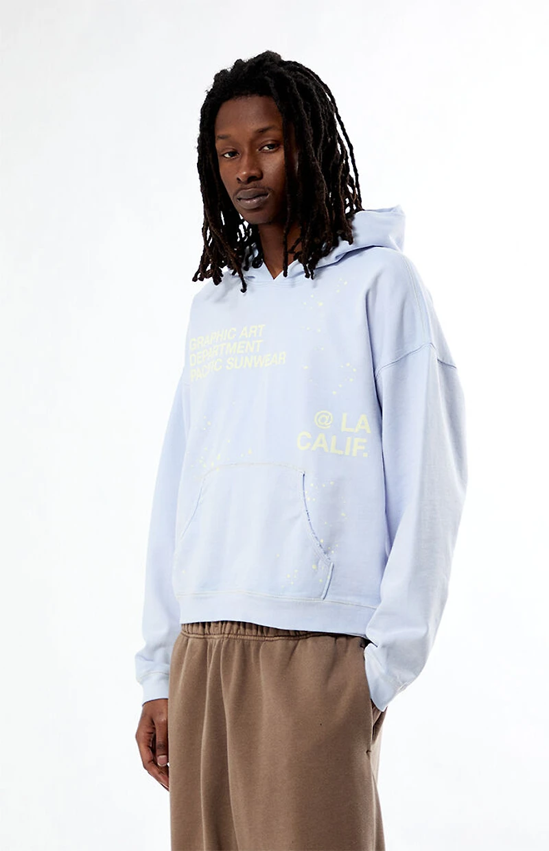 Pacsun Light Blue Terrain Hoodie