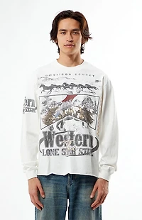 Pacsun Western Cropped Long Sleeve T-Shirt