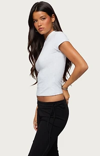 Edikted Aire V Neck T-Shirt
