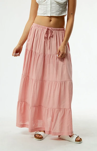 Rhythm Classic Tiered Maxi Skirt