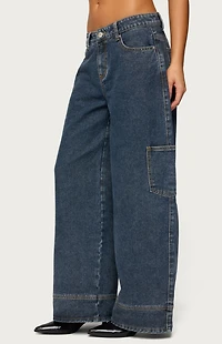 Edikted Nea Pocket Low Rise Baggy Jeans