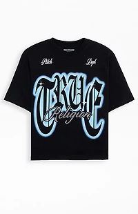 True Religion XL Crystal Logo Boxy T-Shirt