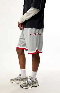 Mitchell & Ness OSU Buckeyes Mesh Shorts