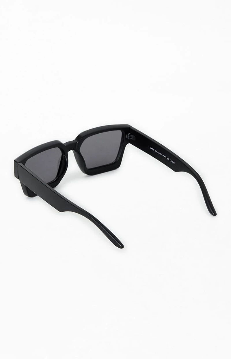 Pacsun Black Square Frame Sunglasses