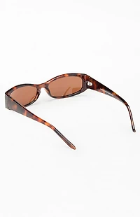 Pacsun Romy Tortoise Rectangle Sunglasses