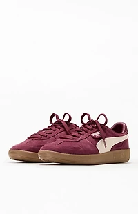 Puma Burgundy Palermo Leather Shoes
