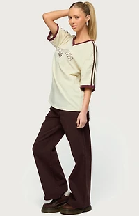 Edikted Australia 96 Contrast Oversized T-Shirt