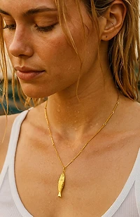 Ellie Vail Adoni Fish Pendant Necklace
