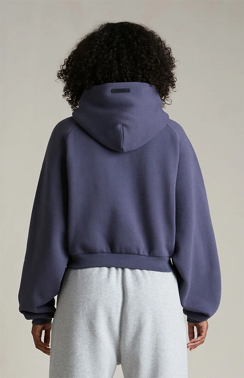 Fear of God ESSENTIALS Women's Marine Fleece Cropped Hoodie