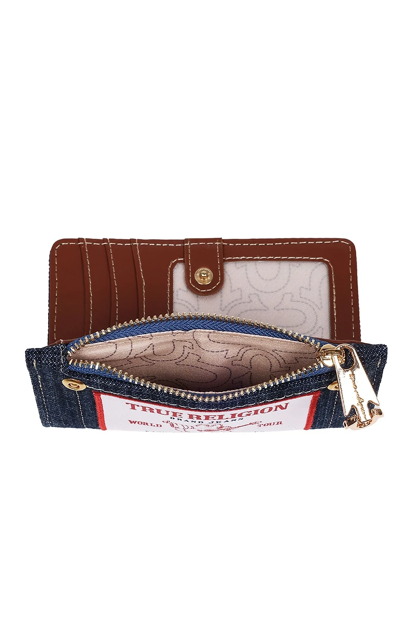 True Religion Buddha Patch Small Wallet