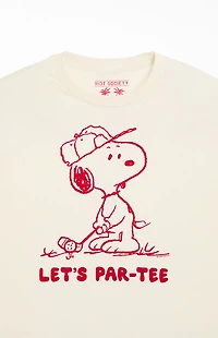 Riot Society Snoopy Let's Par-Tee T-Shirt