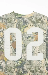 Pacsun Chaos Camo Cropped T-Shirt