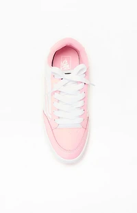 Vans Kids Pink & White Hylane Shoes