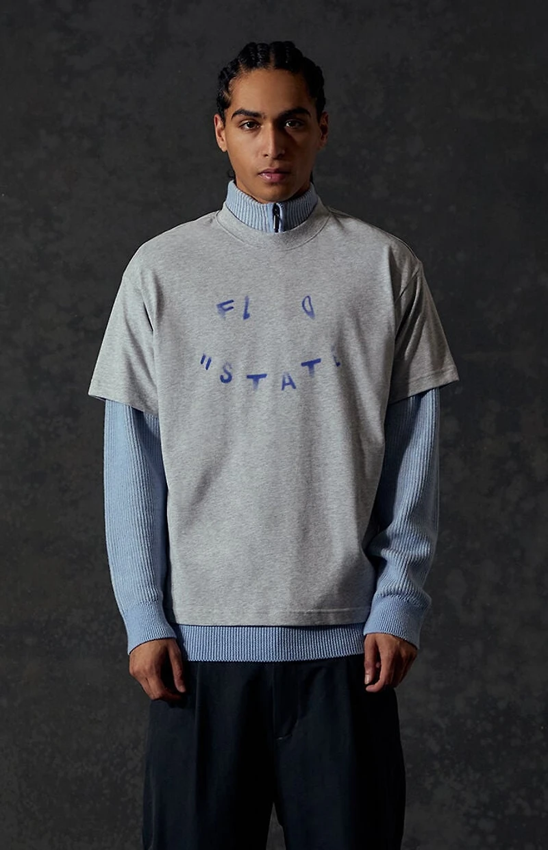 A.R.C. Heather Grey Flow State Oversized T-Shirt