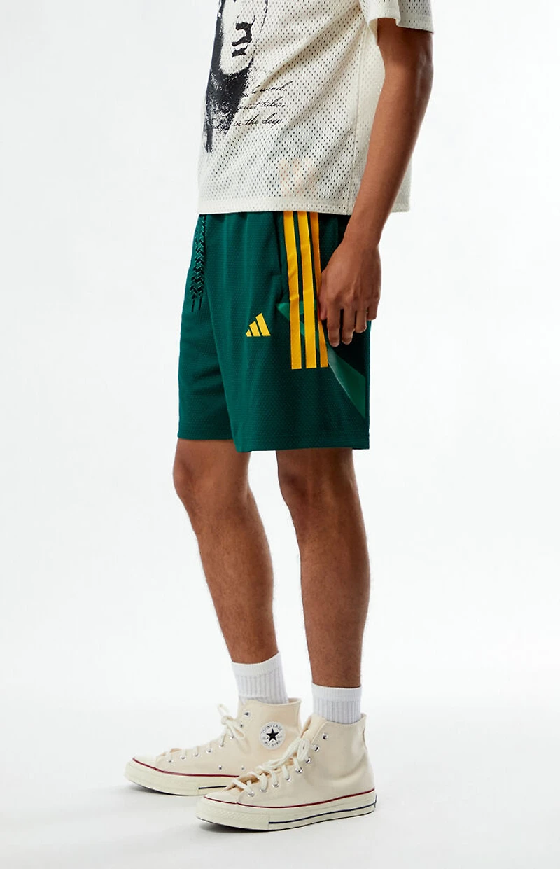 adidas Green Tiro Shorts