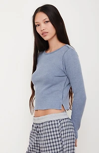 Est. PAC 1980 Waffle Knit Long Sleeve Top