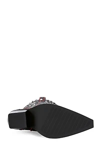 AZALEA WANG Women's Hyperion Black Cat Western Boots